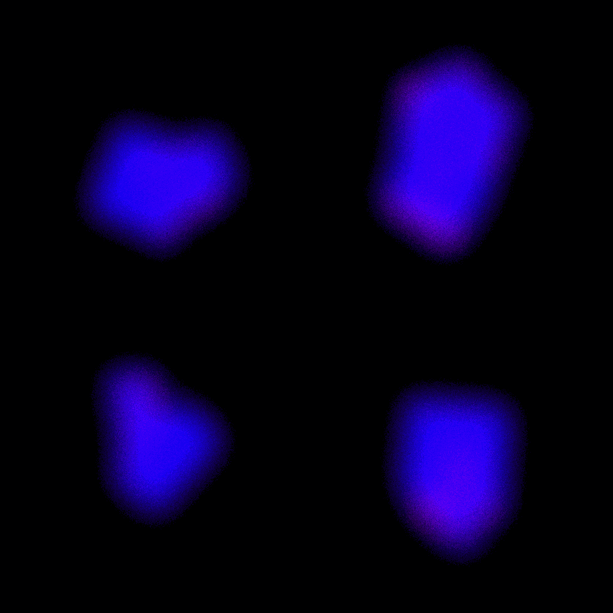 colorful atom collection