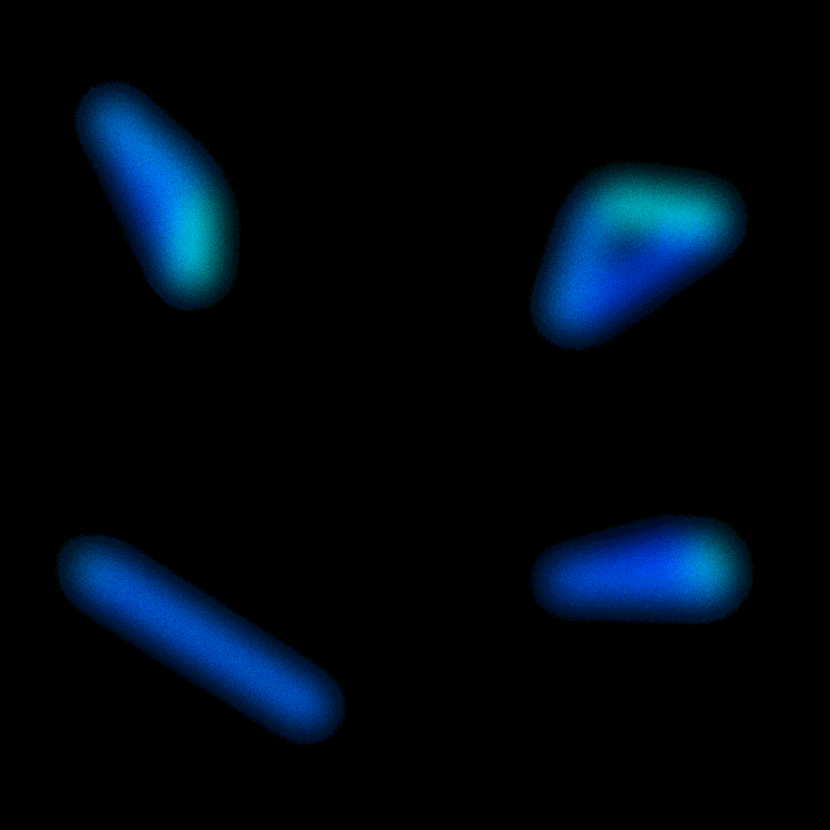 colorful atom collection